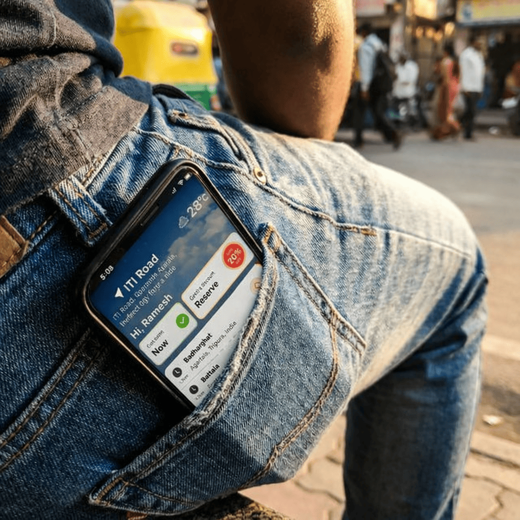 OraRide App in Pocket - Indian Context